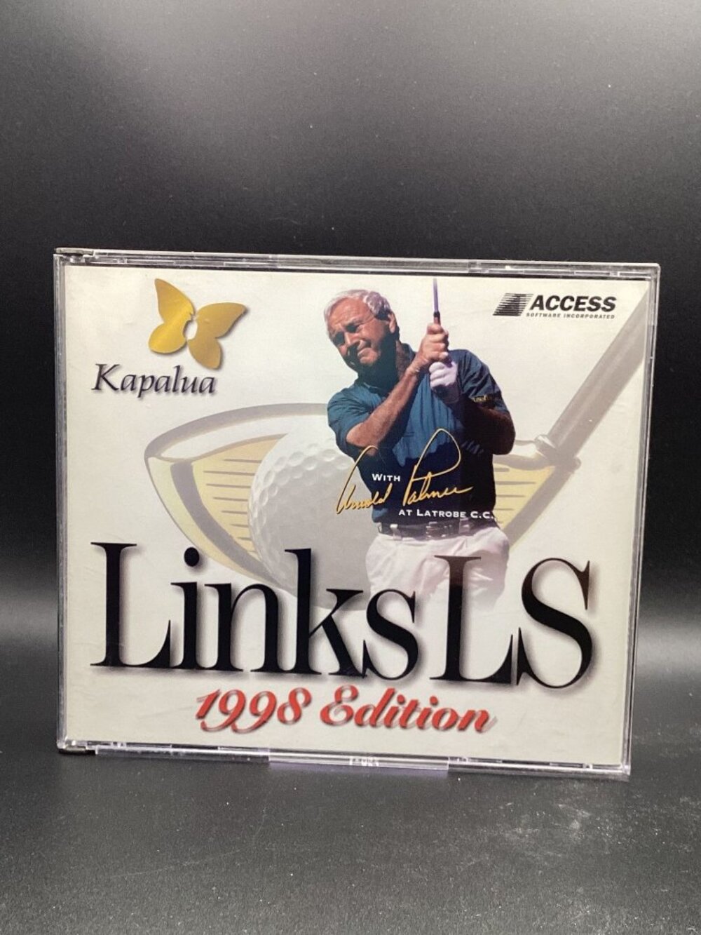 Links LS 1998 Edition Golf Computer PC Game 90s Vintage CD Rom USA Used OOP Rare